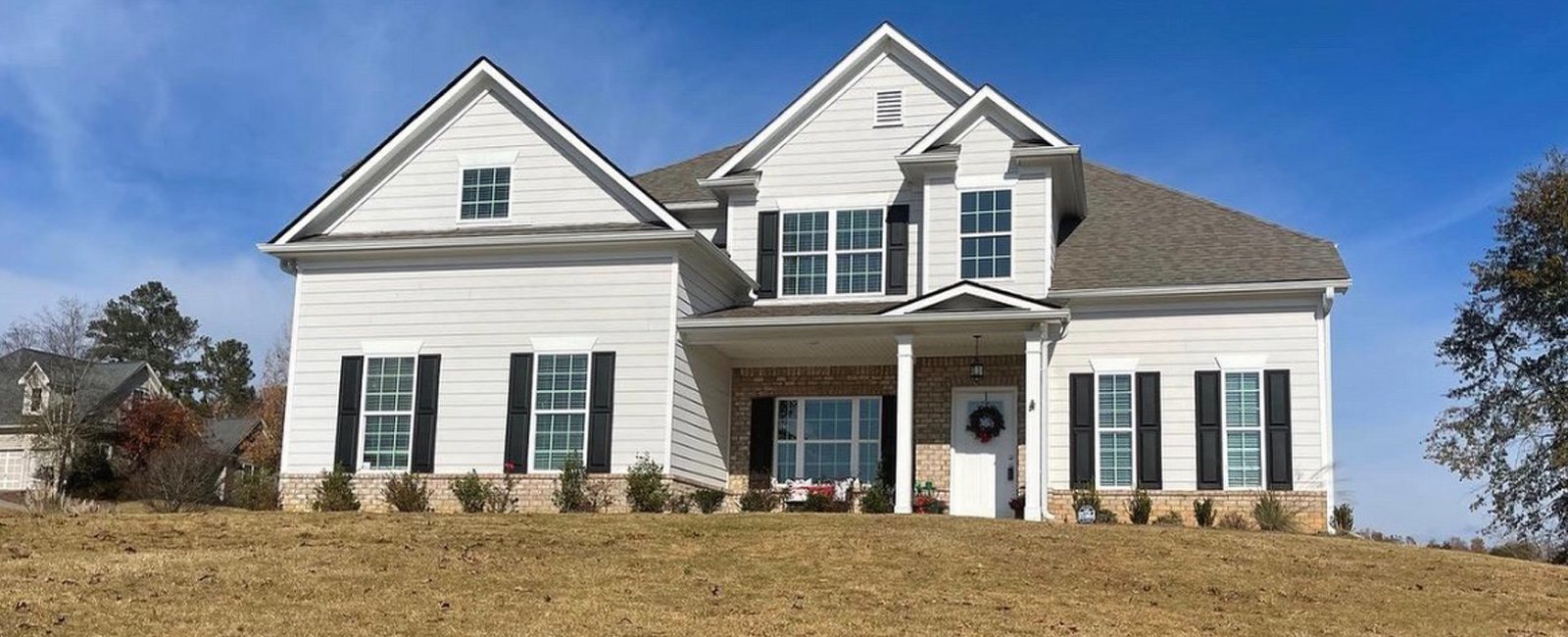 Close up of a nice house ready for inspection